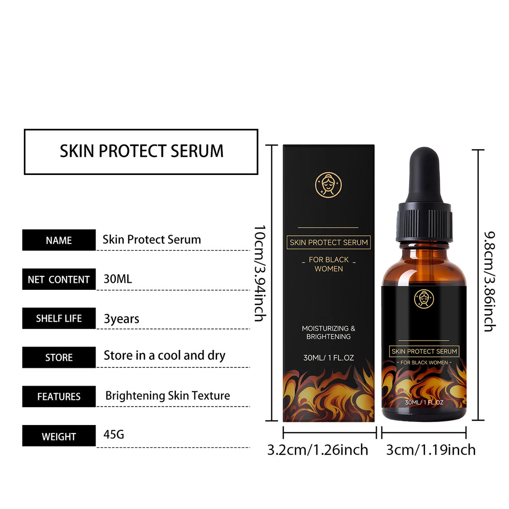 Facial skin care essence nourishes and brightens the skin on the face, providing daily moisture retention.