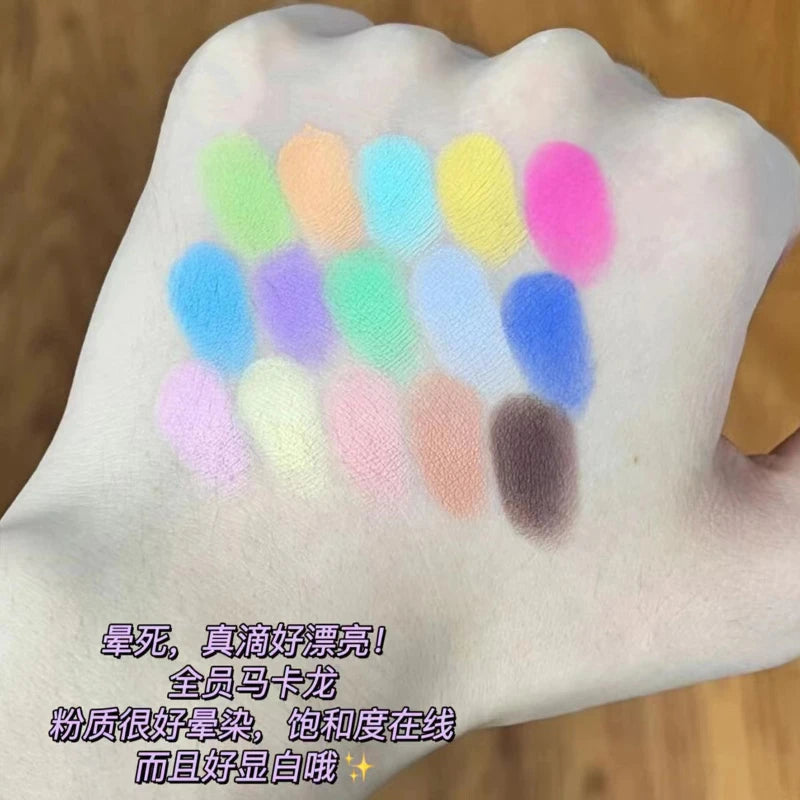 Eyeshadow Makeup Palette,15 color Shimmer Eyeshadow,Matte,Highly Pigmented,Waterproof,Eyeshadow Makeup,blendable Makeup