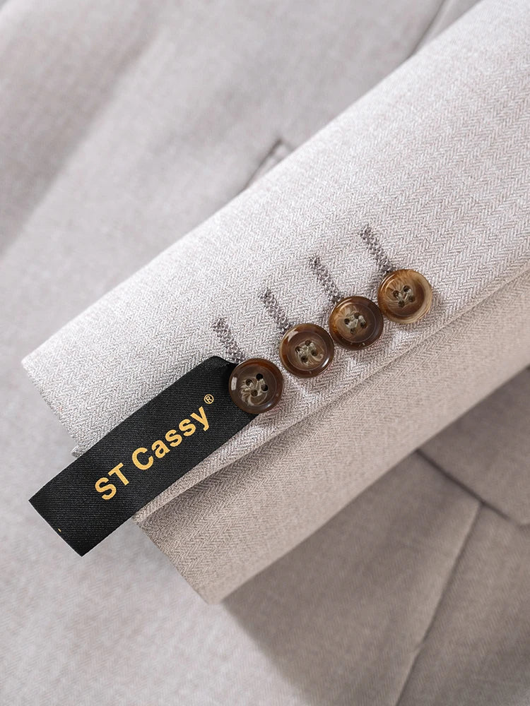elegant man suits high quality 3 piece （Jacket + vest + pants）slim fit formal office and leisure banquet groom's suit