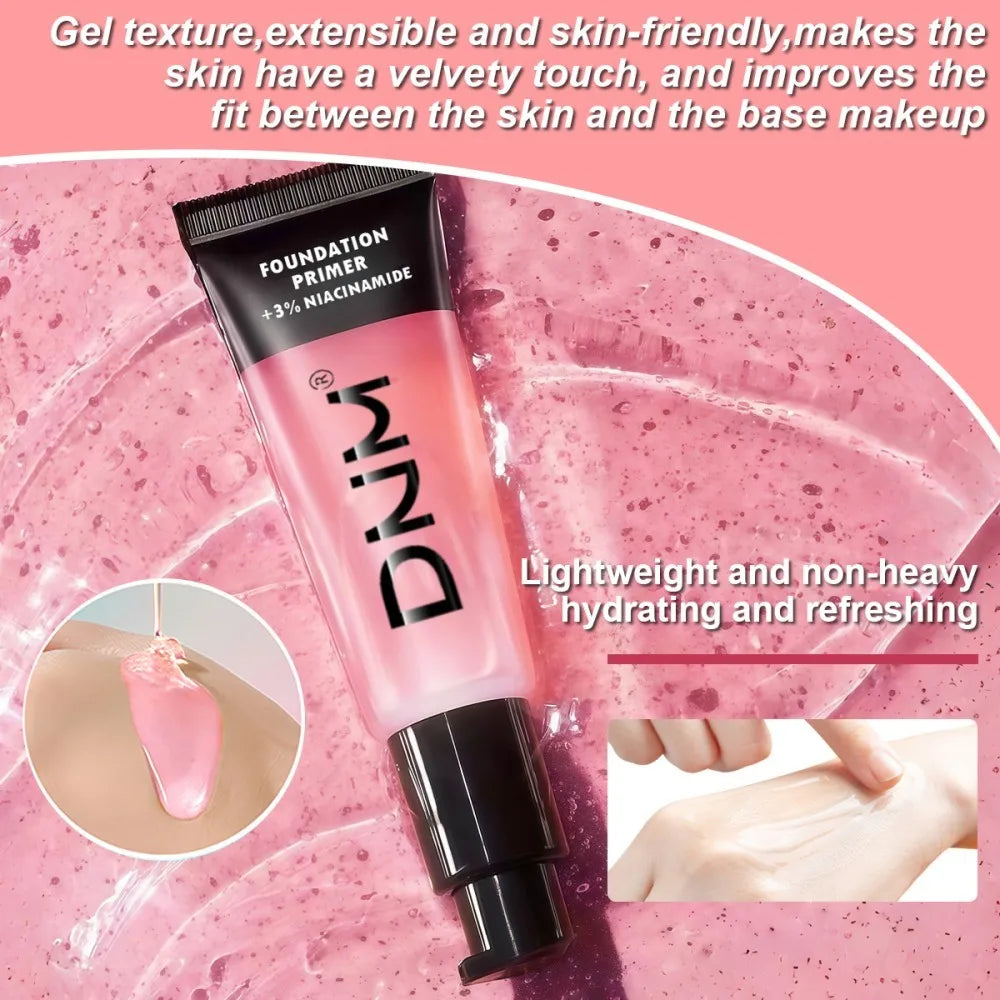 Marie Gel Primer Hidratante y Refinador de Poros — Fórmula Suavizante para una Aplicación de Maquillaje Uniforme sin Acumulación en los Poros
