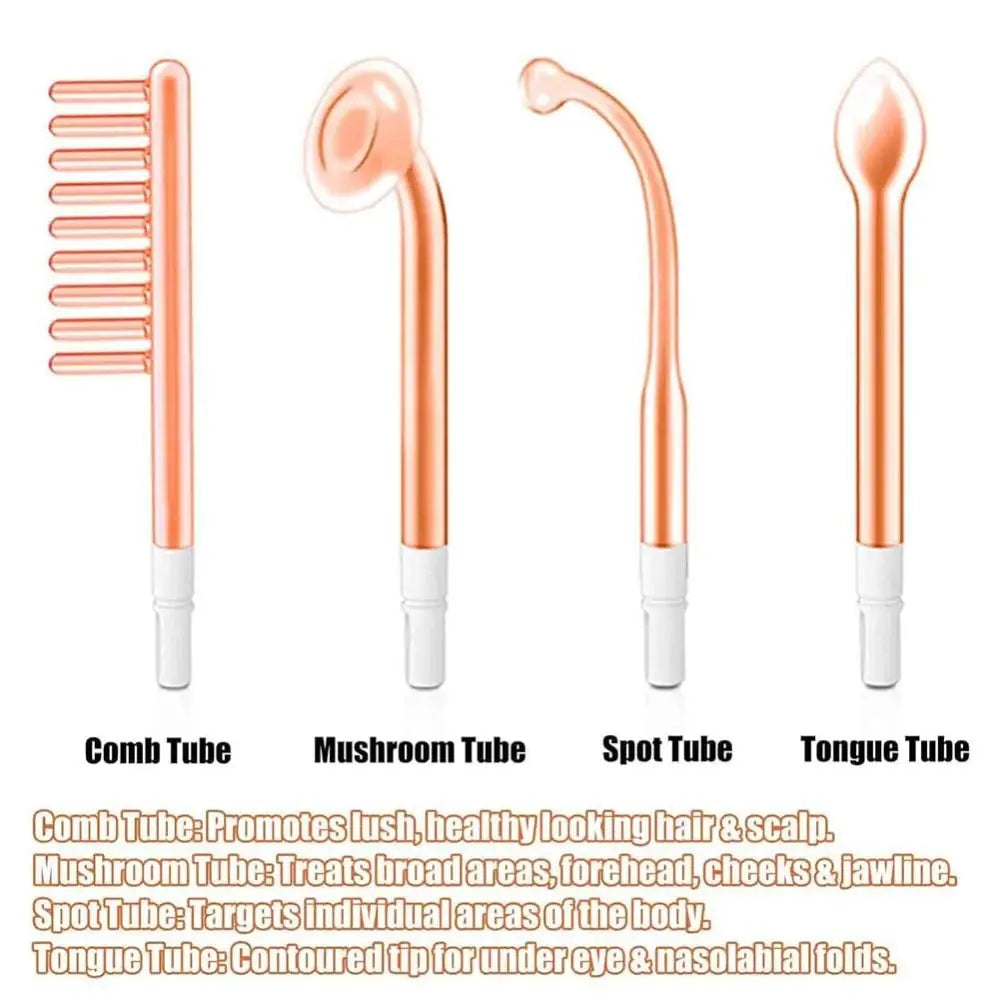 Nourishes Hair Roots Vortex Comb Bundle 4 Settings High Frequency Vortex Hair Growth Wand Easy to Use Facial Machine Hair Care