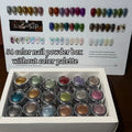 Nail Art Set, 54 Colors Magic Mirror Powder Moonlight Opal Champagne Gold Silver Color Metal Aurora, Nail Polish Kit