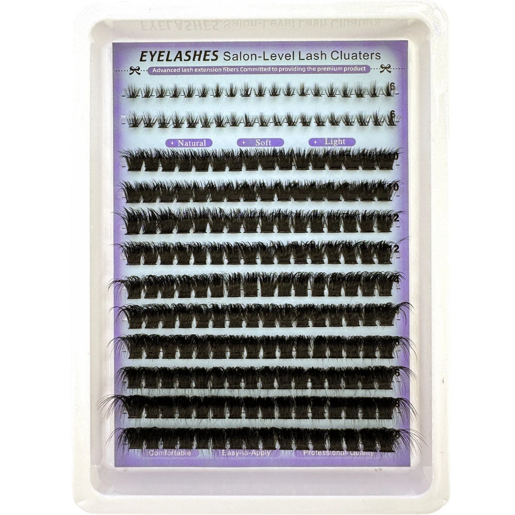 Bottom+Spikes Lashes Clusters Wispy Manga Lashes Clusters Extension Unique Spiky Cluster  Anime Individuals Fairy Lashes 10-18mm