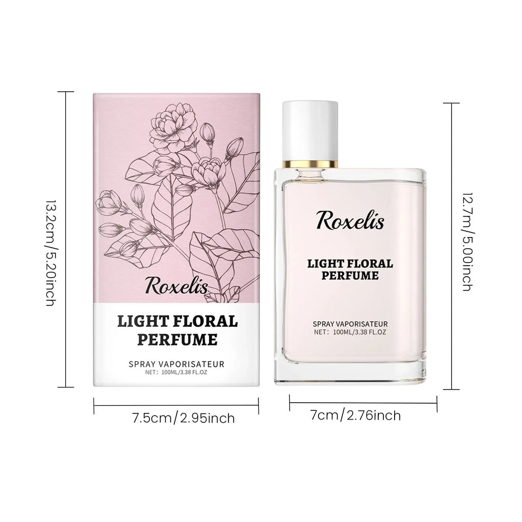 Luxury Caramel Vanilla Perfume 100ml, Oriental Floral Fruity Gourmand Fragrance Mist, Jasmine Eau De Parfum Spray Strong Sillage
