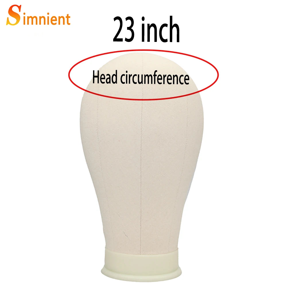 Wig Head Mannequin Head for Wigs, Wig Stand with Head for Hair Styling Practice Display Wigs Making Tripod Stand with T Pins Set