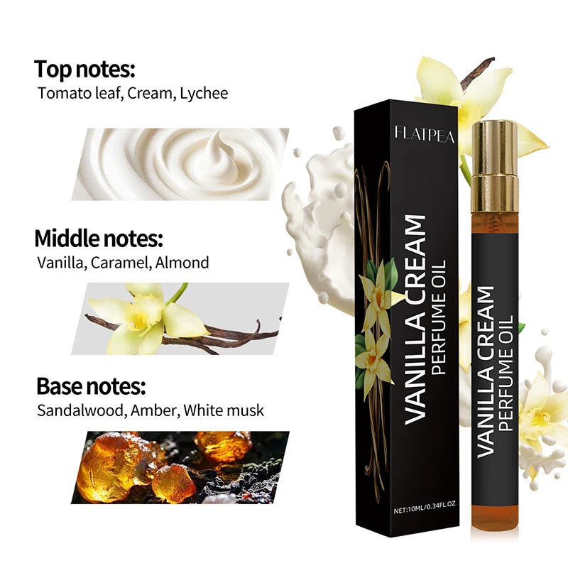 Brand Vanilla Cream Gourmet Perfume Alcohol-free Sandalwood Musk Lasting Fragrance Body Spray High-end Charm Fragrance Perfume