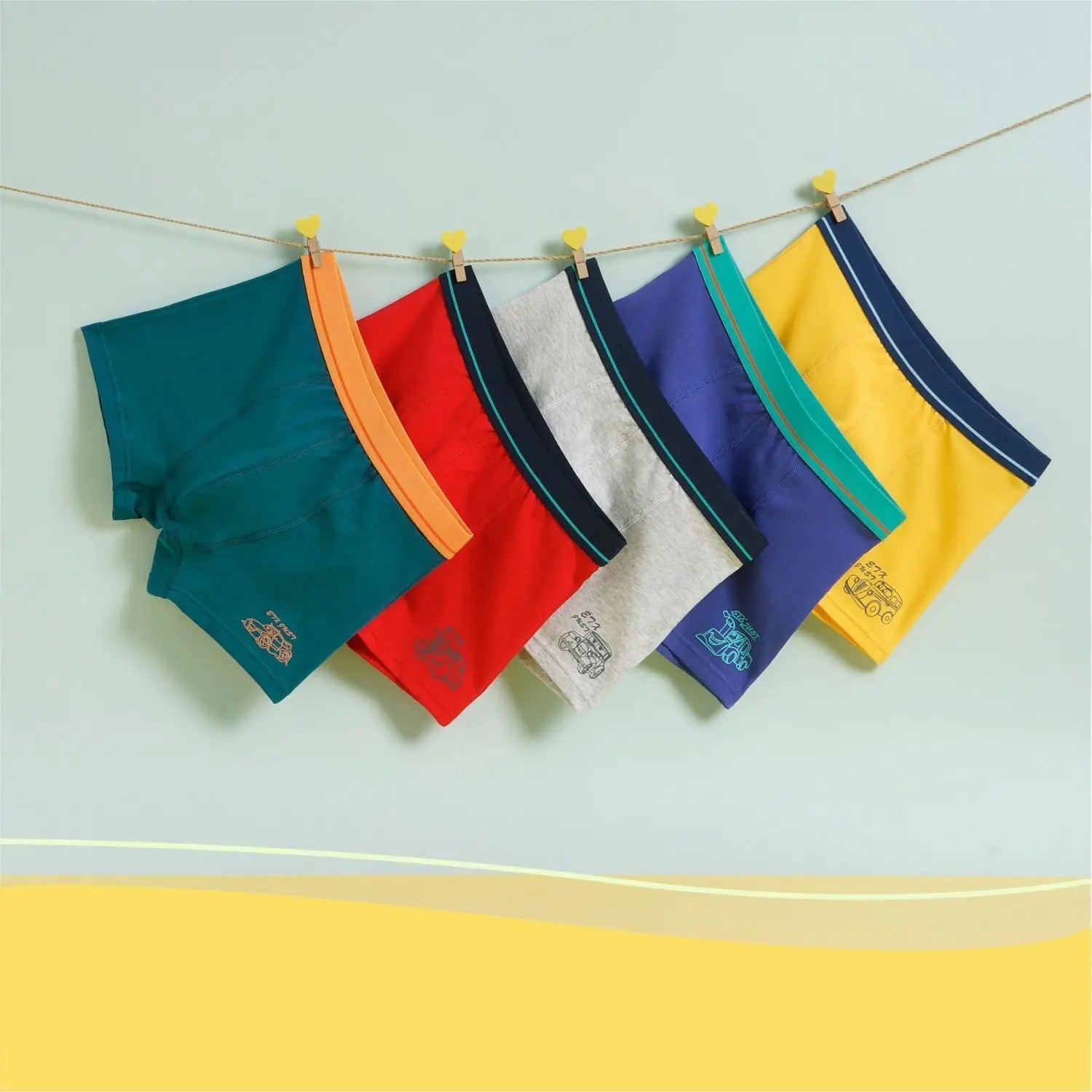 Children's underwear cotton boys  and teenagers boxer shorts boxer shorts 5-pack