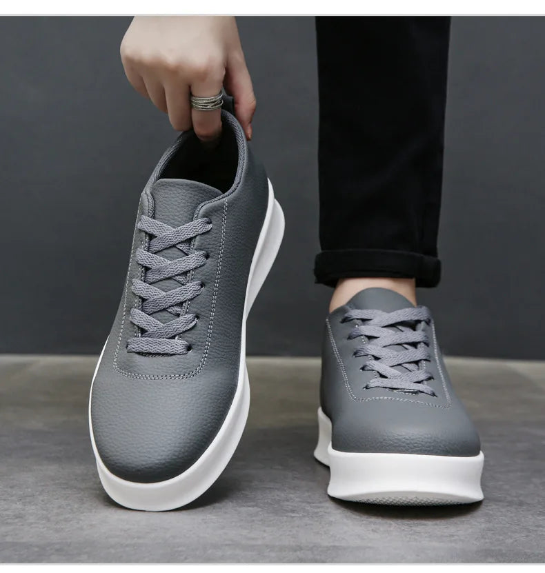 2026 Black Casual Shoes for Men Outdoor Comfortable Men Sneakers Non-slip Walking Shoes Designer Lace-Up Men Sport Shoes