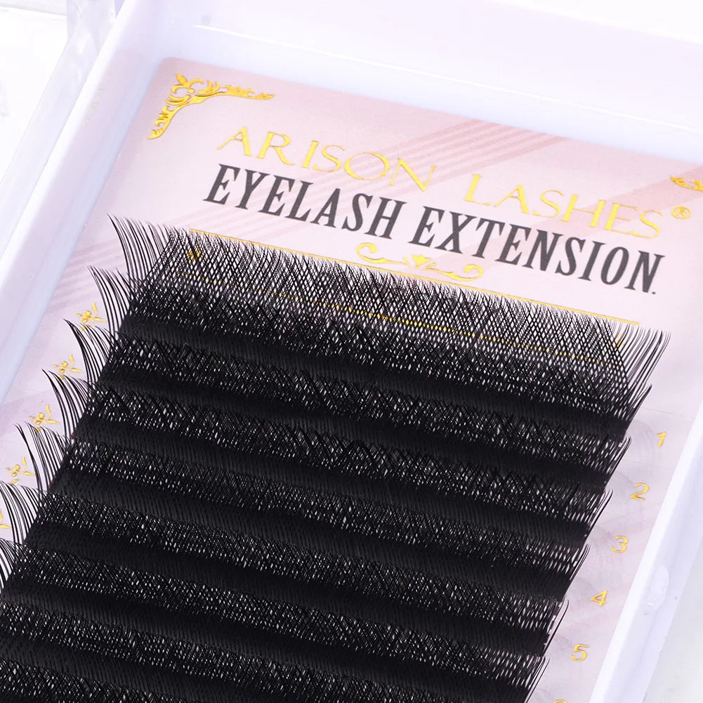 ARISON YY Lashes and 3D/4D/5D W Shape Lashes Brasileiro Premade Volume Eyelashes Extension Soft Thin Easily Grafting Extension