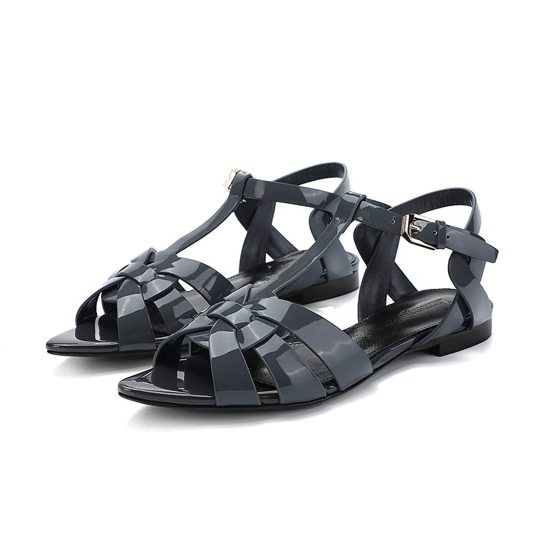 2024 new classic elegant spring/summer fashion charming pointed flat sandals for shopping, dating, parties, sexy dressing