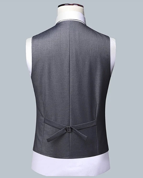 Men's Solid Color Business Suit 2025 High Quality Fashion Banquet Wedding Trend Groom Best Man Single 3/2/1