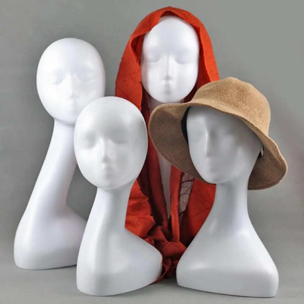 Wig Head Manikin Style Display  Manikin Head Women's Wig/Hat Jewelry Glasses Scarf Display Model for Salon Shop