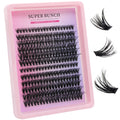 Whole sale Super Bunch New 3D/5D Effect Mix 240 Clusters Lashes 8-16mm Charm Style False Eyelashes Extension Russian Volume
