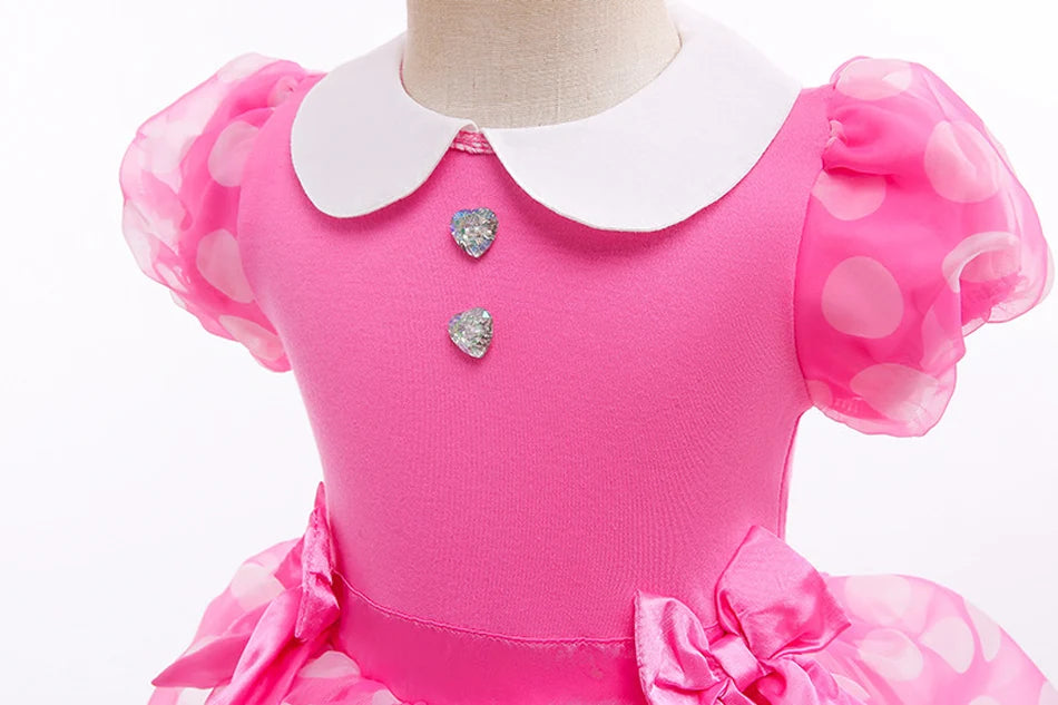 Little Girl Crawling Clothes Movie Princess Role-playing Costume Baby Cute Cotton Jumpsuit Toddlers Birthday Dress
