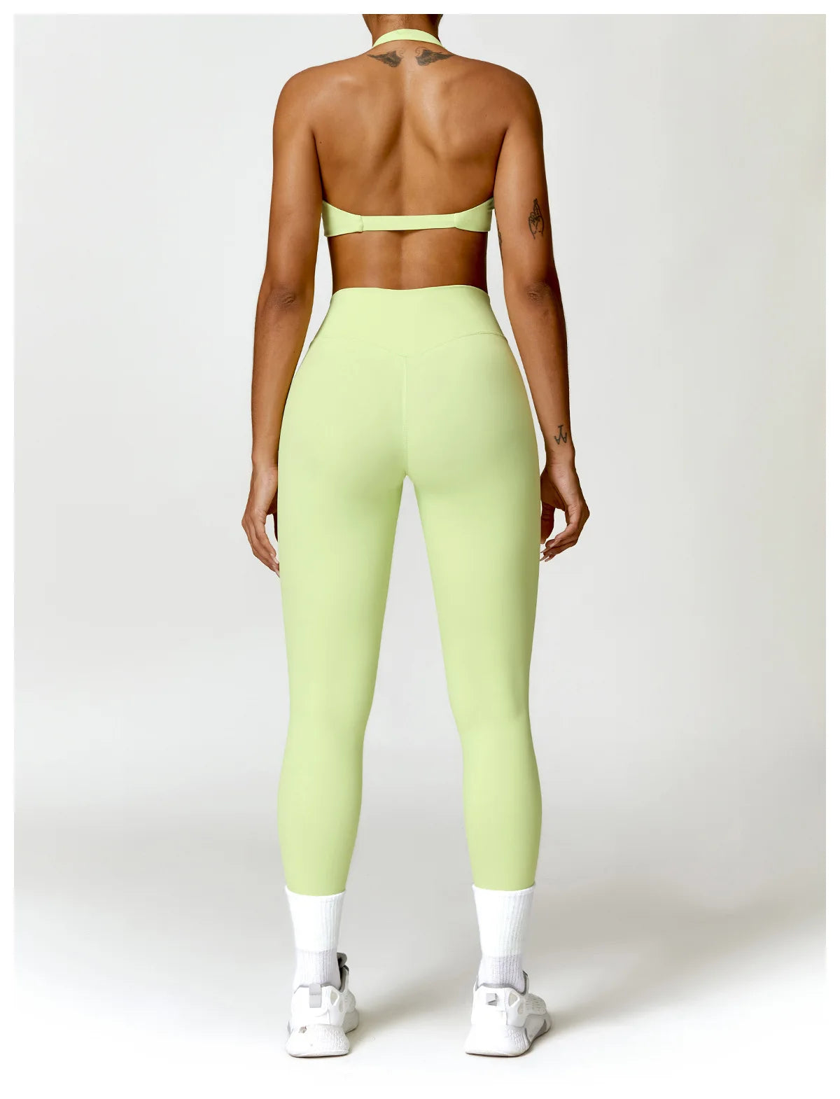 2PCS Yoga Set Nude Feeling Workout Sets Women Tracksuit Gym Push Up Fitness Running Workout Sportwear Sport Bra Leggings Suit