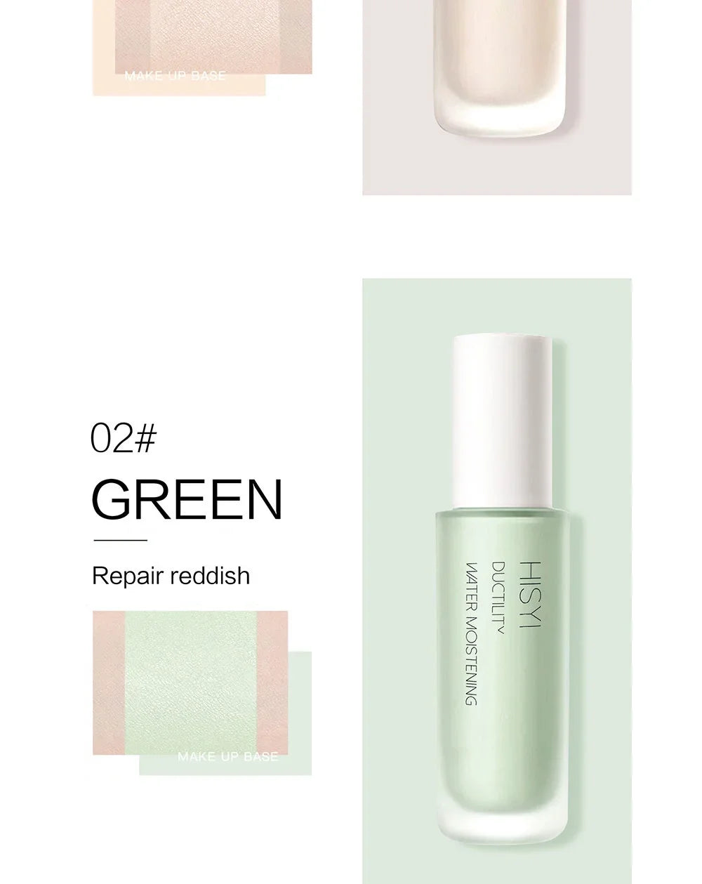 Marie Primer Tricolor Hidratante — Corrector de Tono, Iluminador y Suavizante para el Rostro