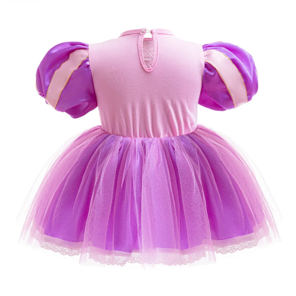 Little Girl Crawling Clothes Movie Princess Role-playing Costume Baby Cute Cotton Jumpsuit Toddlers Birthday Dress