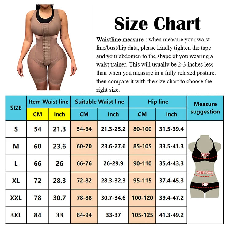 Girdles Shapers Fajas Colombian Corset Sculpting Body Sheath Slimming Bodysuit Tummy Reducing Shapewear Post Surgery Garment