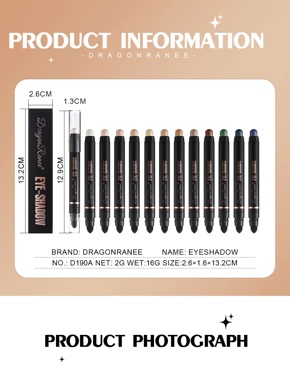 Eyeshadow Pen, Pearlescent Eyeshadow, Versatile, One-Touch Application, Non-Smudging, Waterproof Eyeshadow, High-Gloss, Delicate, Silky, Shimmering Liquid Eyeshadow