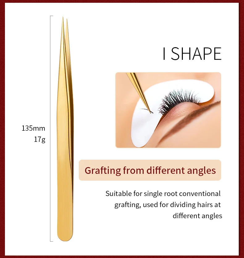 Eyelashes Tweezers Stainless Steel For Lashes Extension Makeup Tools Nail Art Accessories Rhinestone Picker Tools
