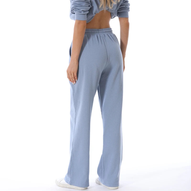 Maternity Clothes Sweatshirt Hoodies High Waist Lounge Pants Adjustable Waist Pregnant Trousers Postpartum Breastfeeding Clothes