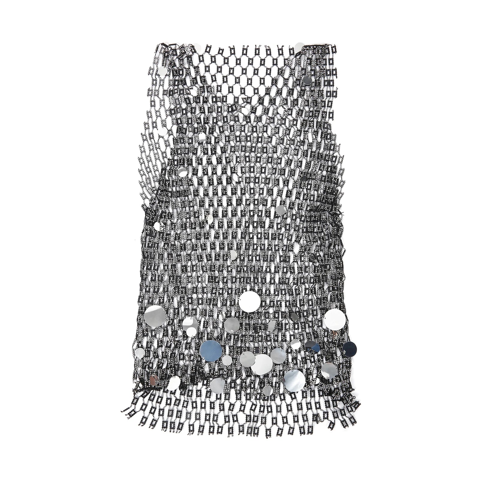 Tank Tops Men Rhinestone Fishnet Shiny Muscle Top Man See Through Vest Round Sequin Sleeveless T-Shirt Party Nightclub Garment