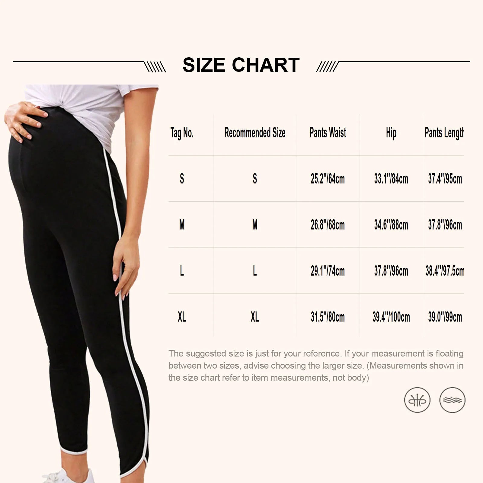 Maternity Pants Over The Belly Yoga Dress Elastic Waistband Stretchy Wide Leg Work Pregnancy Trousers with Pockets Sportswear