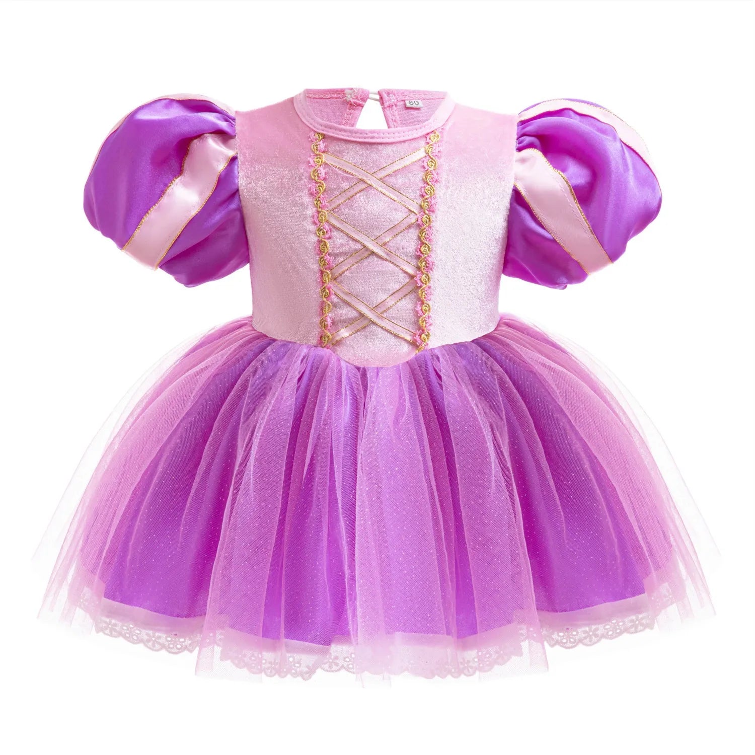 Little Girl Crawling Clothes Movie Princess Role-playing Costume Baby Cute Cotton Jumpsuit Toddlers Birthday Dress