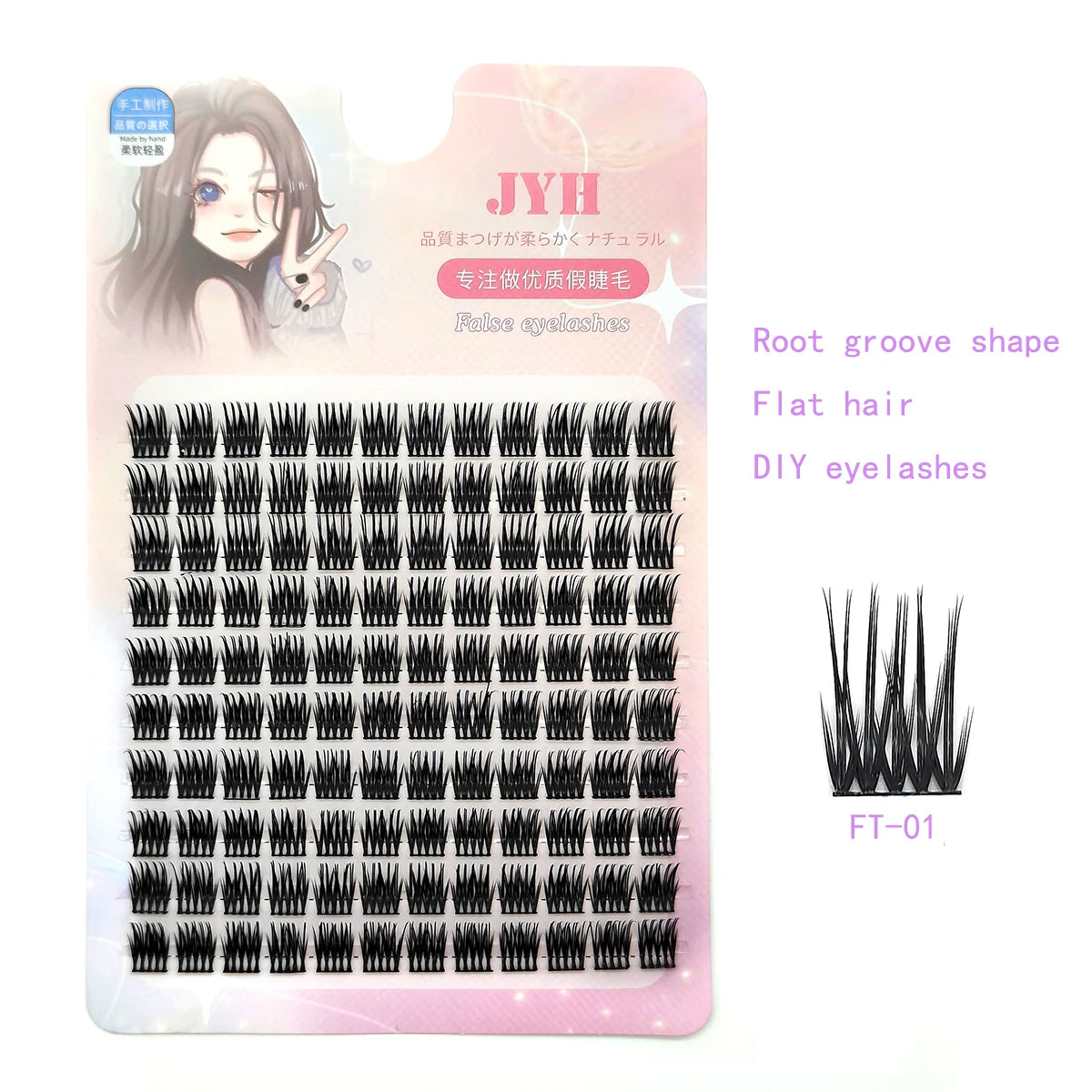 Individual Lashes 10/12/14/16mm Eyelash Clusters Extensions False Eyelash DIY at Home Cluster Eyelash Extensions Makeup