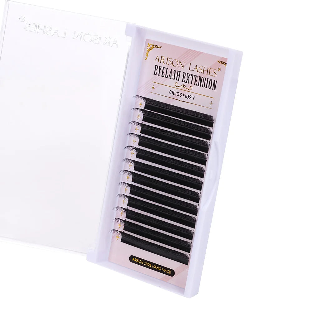 ARISON YY Lashes and 3D/4D/5D W Shape Lashes Brasileiro Premade Volume Eyelashes Extension Soft Thin Easily Grafting Extension