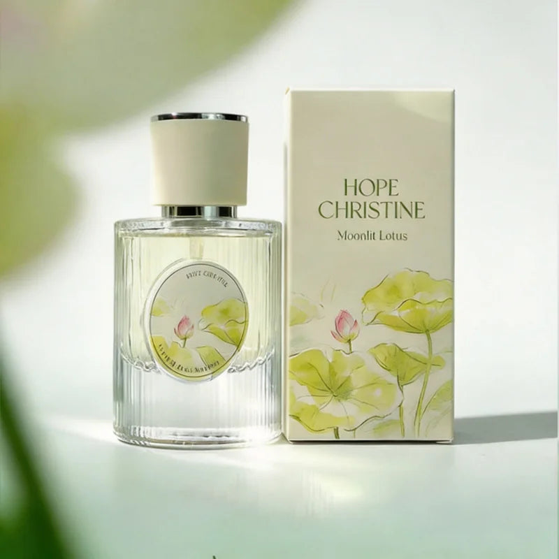 Fresh Lotus Perfume, long-lasting floral and woody fragrance, Oriental beauty, blended with lotus and jasmine,