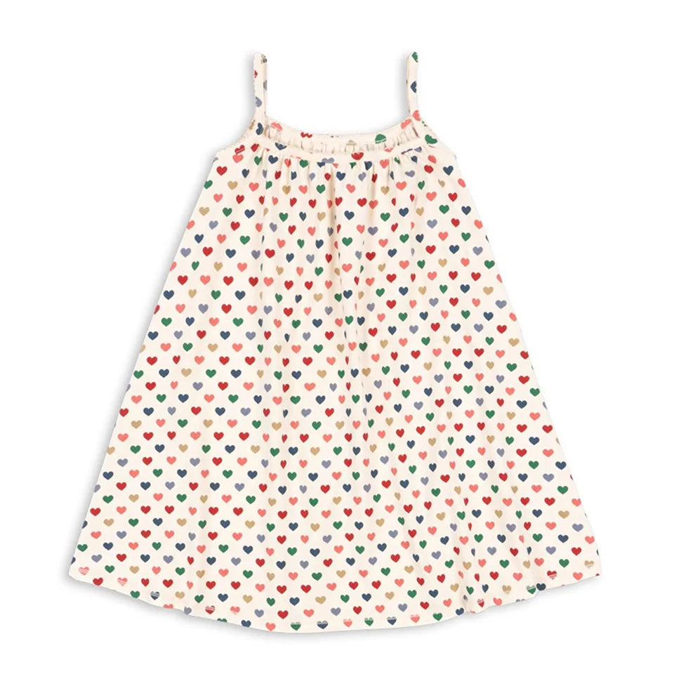 Girls Dress 2026 Summer Kids Tee and Shorts Set Heart printed Lace T Shirt Denim Overalls Children Princess Dresses Clothing