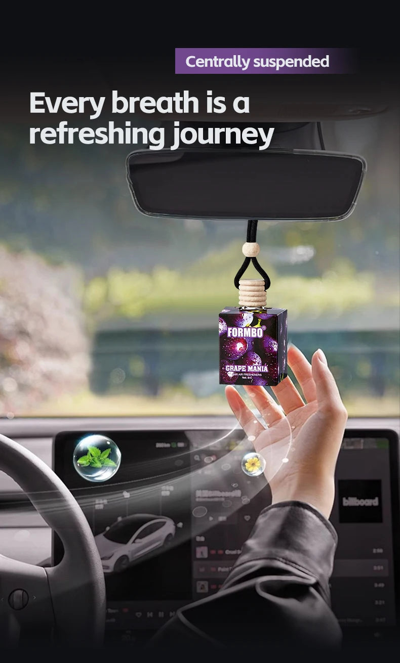 Sweet fruit car perfume, lasting light fragrance and odor removing car fragrance, fresh fruit fragrance, car fragrance pendant