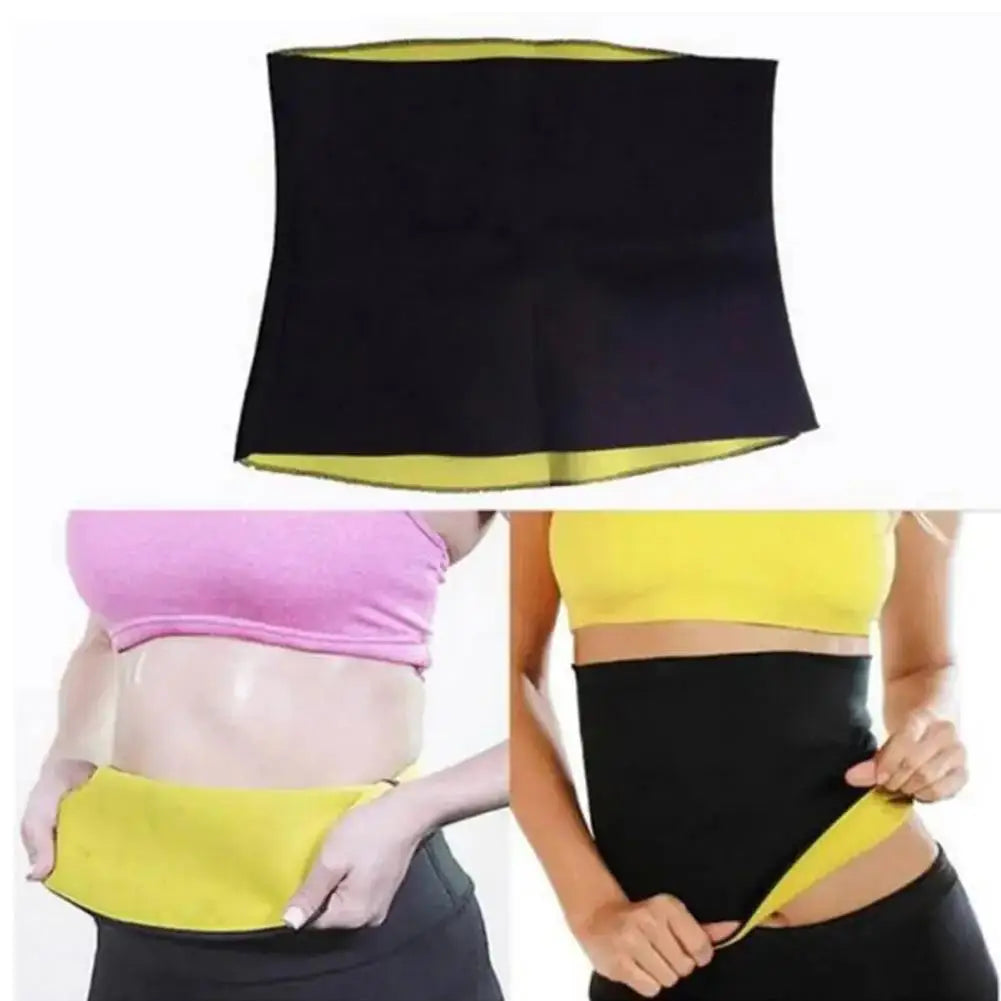 Waist Trainer Sweat Belt for Women Men Weight Loss Tummy Control Body Shaper Slimming Wrap Abdominal Trimmer Gym Fitness Band