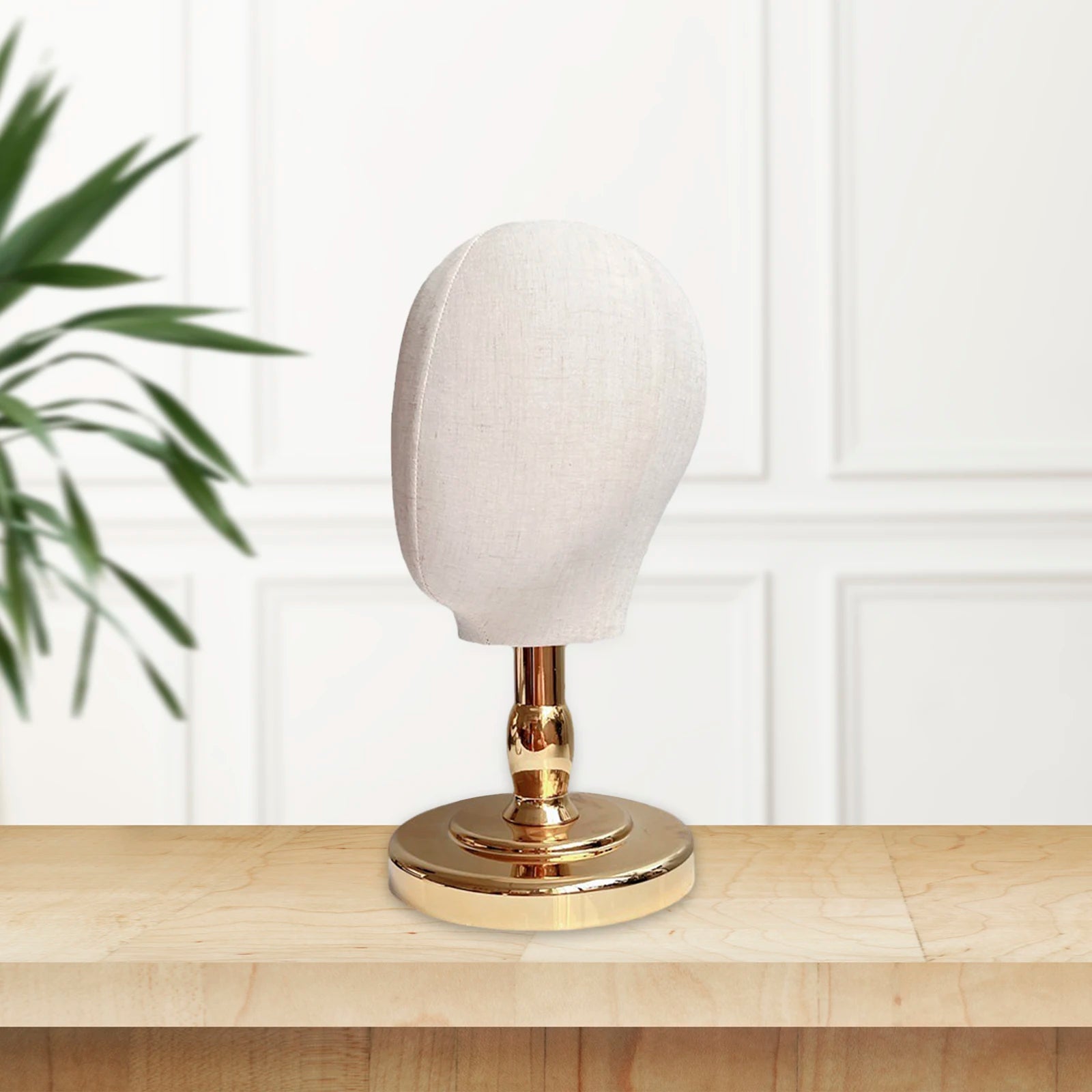 Wig Head Model Multifunctional Wig Making Hat Display Stand for Home Salon Styling Drying Hairdresser Training Jewellery