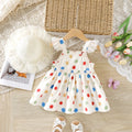 1-3Y Baby Girl's Clothing Baby's Cute and Sweet Dress Summer New Children's Clothing Colorful Polka Dot Camisole Girls' Dress