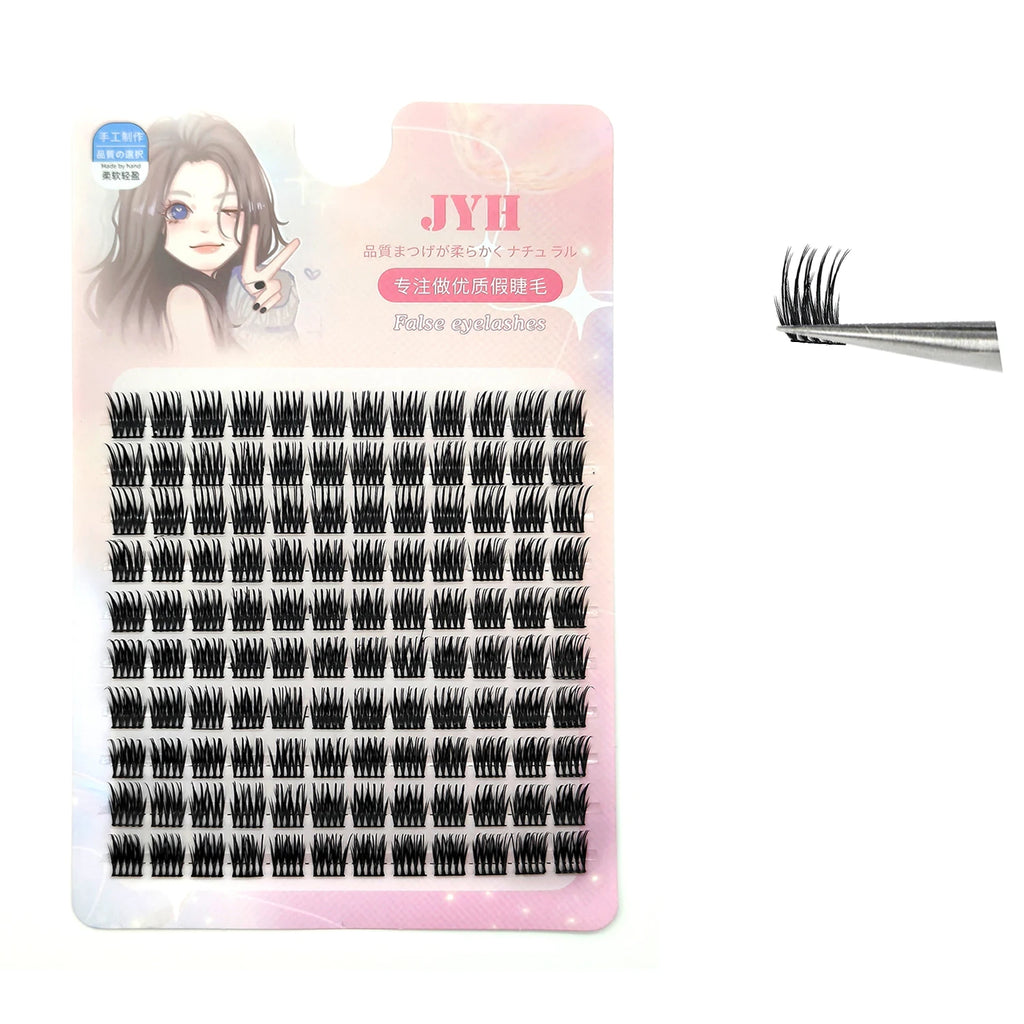 Individual Lashes 10/12/14/16mm Eyelash Clusters Extensions False Eyelash DIY at Home Cluster Eyelash Extensions Makeup