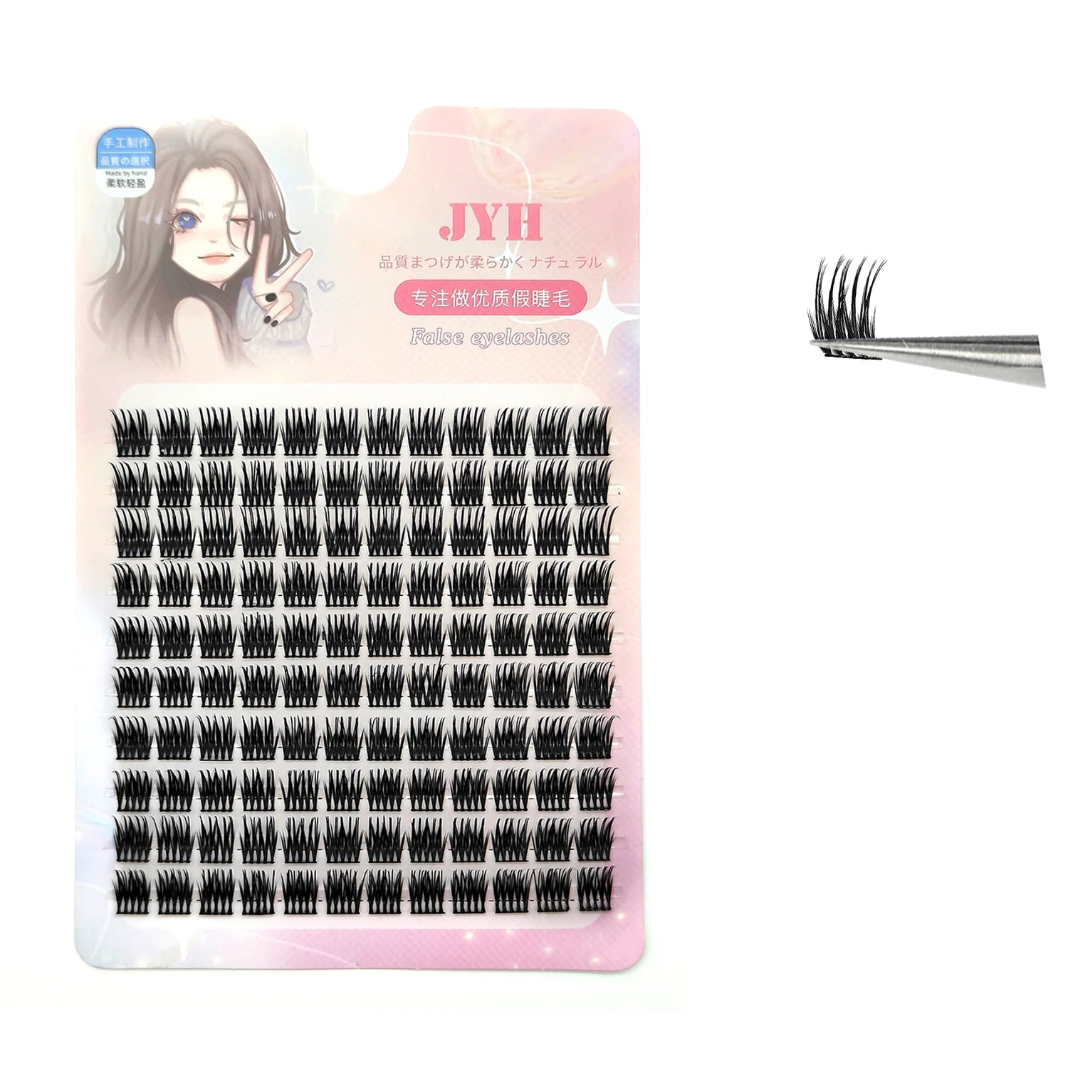 Individual Lashes 10/12/14/16mm Eyelash Clusters Extensions False Eyelash DIY at Home Cluster Eyelash Extensions Makeup