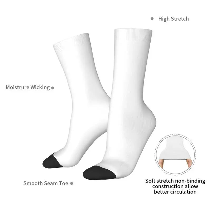 Aquí No Hay Quien Viva Socks  Design Stockings Non Slip Adults Men Socks Medium Soft Winter Elegant Running Sports Socks