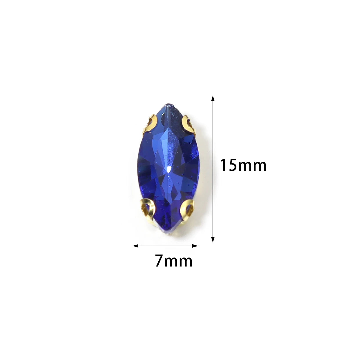 Horse Eye Flatback Reinestone Quality Sewing Crystal Flatback Rhinestones Sew On Stones Glass For Dresses Clothes DIY Jewelry