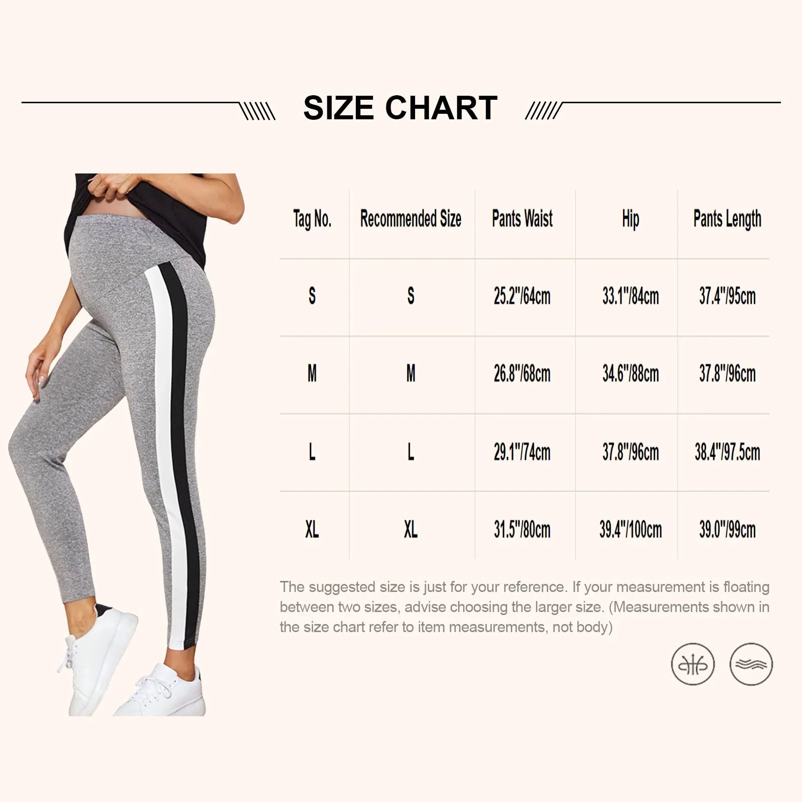 Maternity Pants Over The Belly Yoga Dress Elastic Waistband Stretchy Wide Leg Work Pregnancy Trousers with Pockets Sportswear