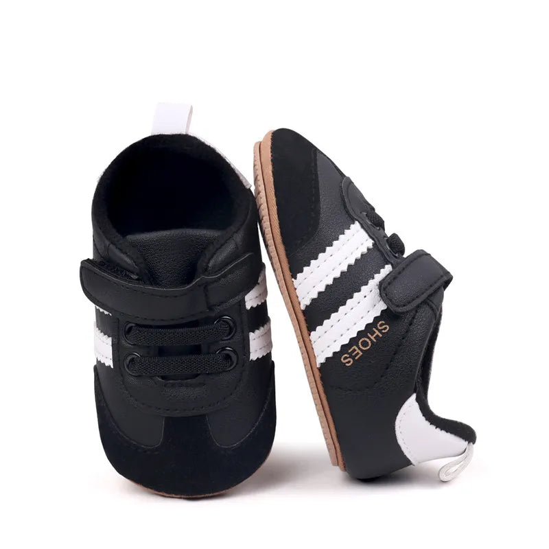 Toddler Shoes New Spring Autumn Baby Boys Girls Causal First Walker Shoes PU Leather Sneakers Soft Sole Fashion Baby Flats Shoes