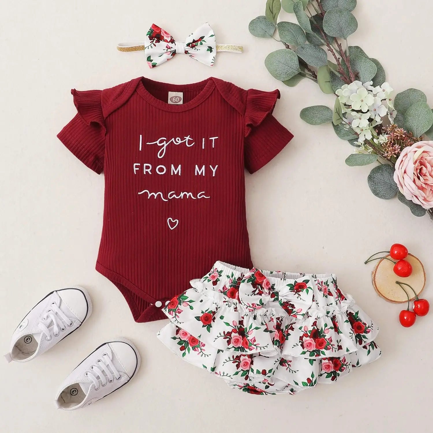 Newborn Infant Baby Girl Clothes Romper Shorts Set Floral Summer Outfits Cute Baby Clothes Girl newborn baby girl clothes