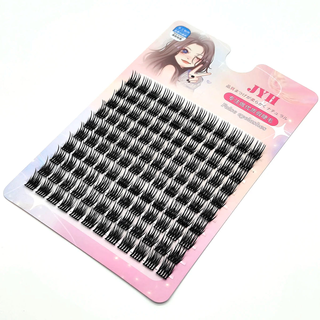 Individual Lashes 10/12/14/16mm Eyelash Clusters Extensions False Eyelash DIY at Home Cluster Eyelash Extensions Makeup