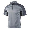 Camo Tactical Shirt Short Sleeve Quick Dry Combat T-Shirt Men's Camouflage Military Army T Shirt Outdoor Hunting Hiking Shirts