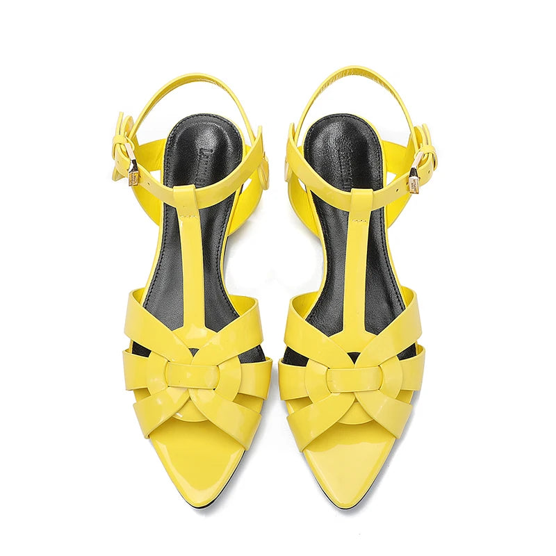 2024 new classic elegant spring/summer fashion charming pointed flat sandals for shopping, dating, parties, sexy dressing