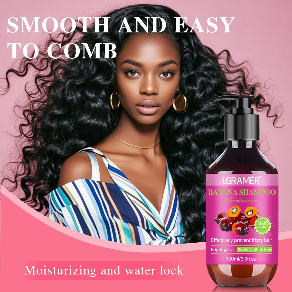 Batana Shampoo Controls Oil Removes Dandruff Relieves Itching Softens and Nourishes and Strengthens Hair Quality for Men  Women