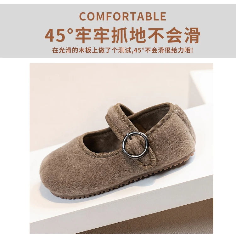 Baby Girls Spring/Autumn Fashion Popular New Kids Solid Color Flat Casual Comfortable Student Children's Walking Shoes Size21-30