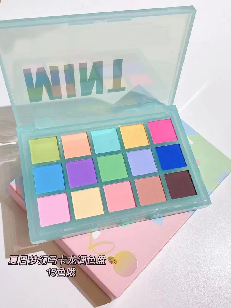 Eyeshadow Makeup Palette,15 color Shimmer Eyeshadow,Matte,Highly Pigmented,Waterproof,Eyeshadow Makeup,blendable Makeup