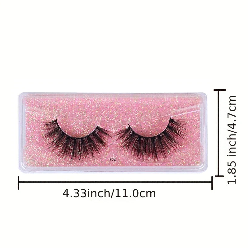 10 Pairs Fake Lashes Wholesale 3D Eye Lashes Pack Natural False Eyelashes Makeup Fake Eyelashes Bulk